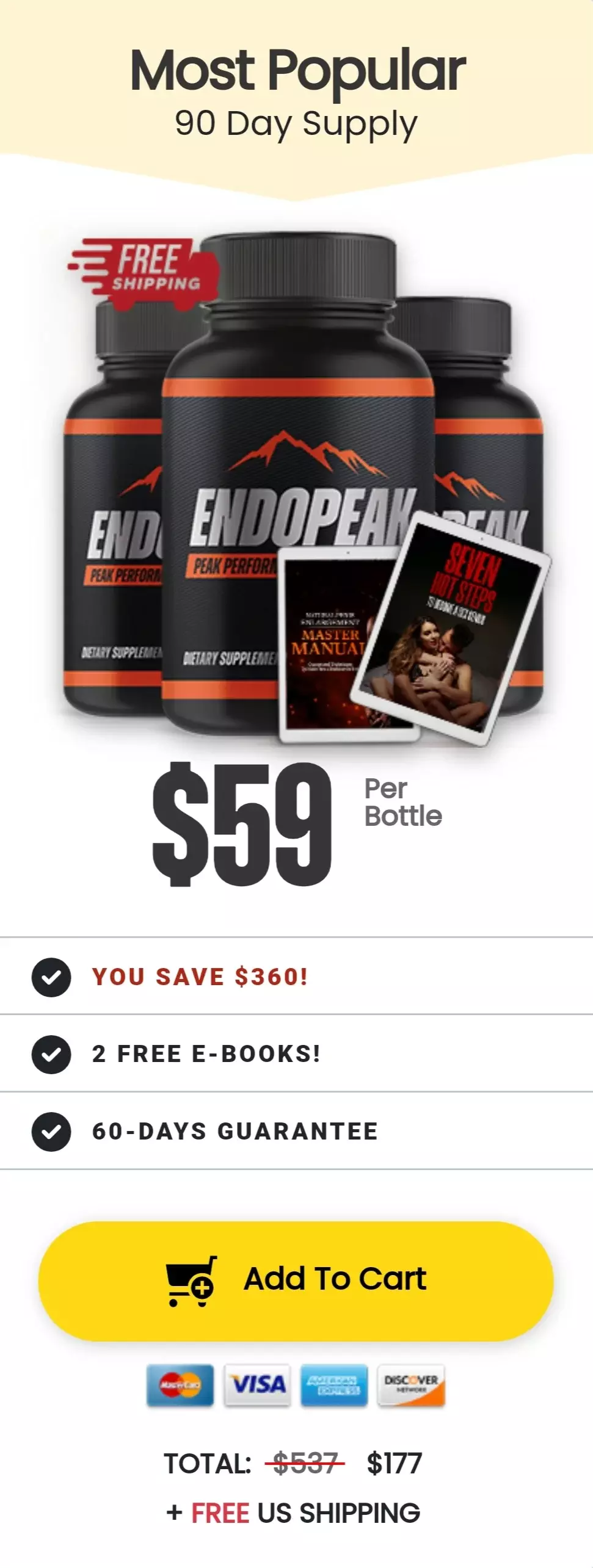 Erectasure™ 3 bottles pricing